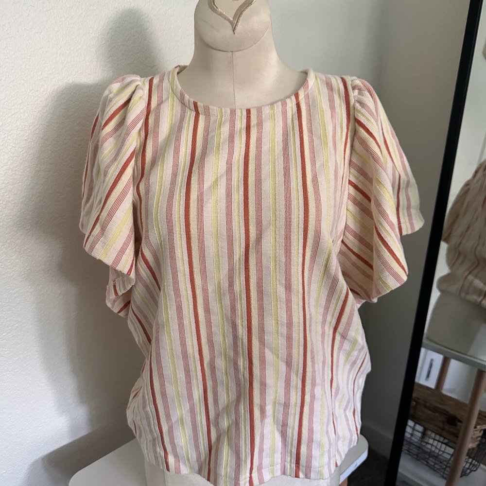 Madewell Women's Striped Short Sleeve Medium